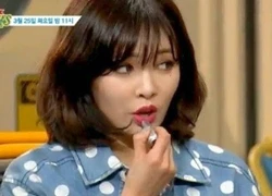 HyunA (4minute) bị mắng vì tô son trên truyền hình