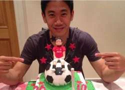 Kệ thua, Shinji Kagawa vẫn tổ chức sinh nhật hoành tráng