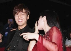 Lee Min Ho, Phạm Băng Băng thì thầm chốn đông người