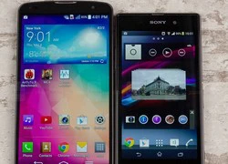 LG G Pro 2 tranh tài với Sony Xperia Z1