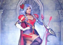 LMHT: Lung la lung linh với bộ cosplay Ashe skin Valentine