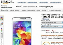 Lộ giá bán Galaxy S5