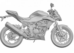 Lộ thiết kế naked bike 250cc mới của Kawasaki