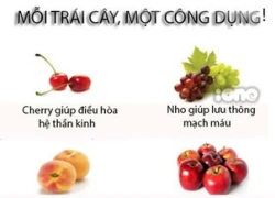 Mỗi trái cây, một công dụng