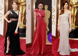 Mỹ nhân đua sắc trên thảm đỏ Oscar 2014