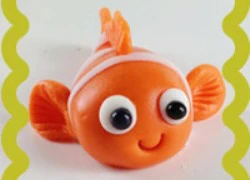 Nặn cá Nemo dễ thương từ fondant