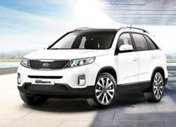 New Sorento 2014, lộ diện phiên bản máy dầu