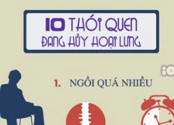 Những thói quen xấu hủy hoại lưng bạn