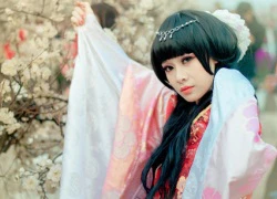 Nữ sinh Hà thành cosplay &#8220;đẹp như mơ&#8221; bên vườn đào