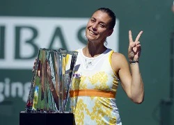 Pennetta vừa được tiền lẫn tình ở Indian Wells