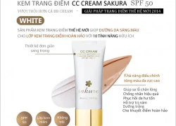 Phái đẹp "sốt" với CC Cream SAKURA