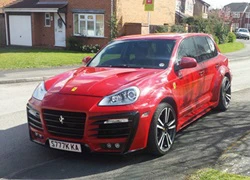 Porsche Cayenne phiên bản độ phong cách Ferrari