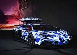 Siêu xe Lamborghini Aventador màu Arctic Camo tuyệt đẹp