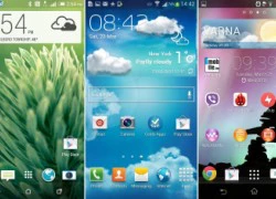 So sánh bộ ba giao diện Sense 6.0, TouchWiz và Xperia