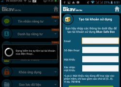 Trải nghiệm ứng dụng "hộp an toàn" Bkav Safe Box