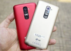 Trên tay LG G2 phiên bản vàng (Champagne) và đỏ chính hãng tại VN