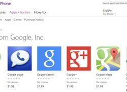 Ứng dụng nhái Google xuất hiện trên Windows Phone Store