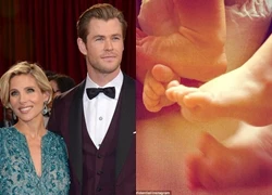 Vợ "Thần Sấm" Chris Hemsworth khoe ảnh cặp sinh đôi mới chào đời