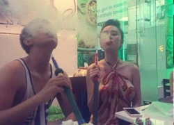 Angela Phương Trinh bị tố ăn chơi xa đọa với ảnh hút shisha phì phèo