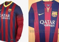 Áo đấu sân nhà &#8220;thiếu thẩm mỹ&#8221; của Barca mùa tới