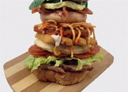 Bánh sandwich có 26 lớp mang 26 vị