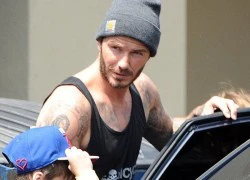 Beckham... nhuộm râu để chạy trốn tuổi già