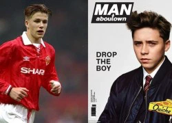 Brooklyn Beckham giống hệt bố Becks điển trai hồi còn trẻ