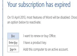 Cách kéo dài thời gian dùng thử Office 2013 thêm 180 ngày