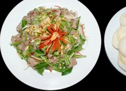 [Chế biến] - Bò tái chanh