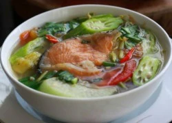 [Chế biến] - Canh chua đầu cá hồi