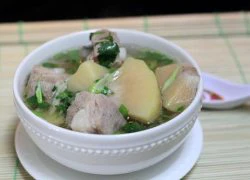 [Chế biến] - Canh sườn non nấu quả sa kê