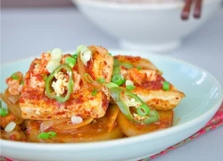 [Chế biến] - Đậu kho củ cải và tôm