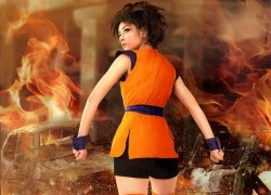 Chi Pu hoá Songoku trong game bắn súng Avatar Star