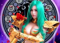 Cosplay khoe vòng 1 lộ liễu của Áo Giáp Vàng