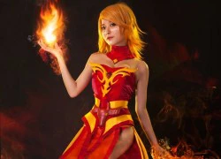 Cosplay Lina xinh xắn trong Dota 2