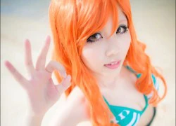 Cosplay Nami trắng muốt trong Vua Hải Tặc