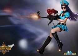 Cosplay nàng cảnh sát trưởng Caitlyn bốc lửa trong LOL