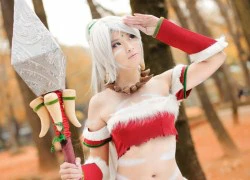 Cosplay Nidalee thỏ tuyết cực đáng iu trong Liên Minh Huyền Thoại