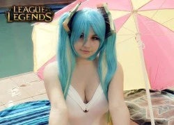 Cosplay Sona Tiệc Bể Bơi