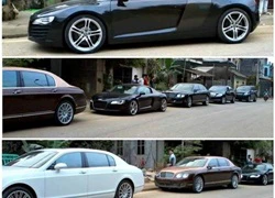 Dàn siêu xe toàn Bentley nối đuôi nhau trên phố Cao Bằng