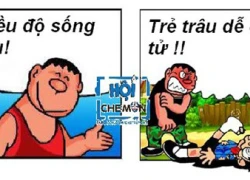 Doremon chế: Vô tình... quên kéo 'phẹc mơ tuya'