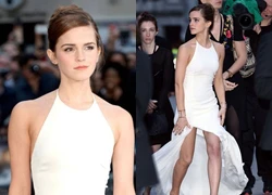 Emma Watson giữ váy vì sợ 'lộ hàng'