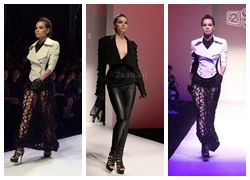 Hà Hồ tự tin sải bước trên sàn catwalk quốc tế