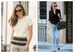 Học Miranda Kerr chọn thời trang dạo phố hè