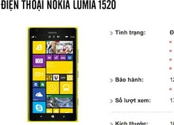 Lumia 1520 và Lumia 925 chính hãng bất ngờ giảm giá nhẹ tại Việt Nam