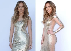 Jennifer Lopez khoe vòng 3 nóng bỏng với váy bó sát