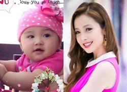 Jennifer Phạm cho con gái đi tiêm phòng sởi