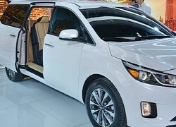 Kia Sedona 2015 khỏe khoắn hơn, rộng rãi hơn