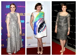 Lena Dunham đồ sộ vì không biết chọn váy