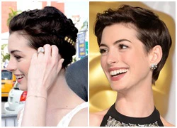 Muôn kiểu biến tấu tóc pixie của Anne Hathaway